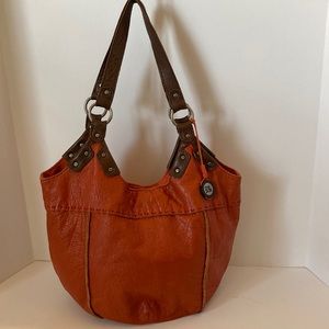 The Sak Pebbled leather shoulder bucket bag